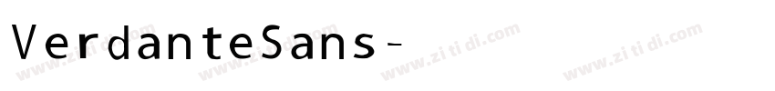 Verdante Sans字体转换
